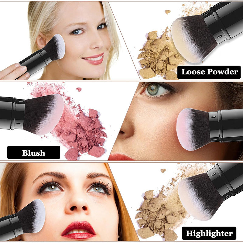 Compact Retractable Kabuki Brush
